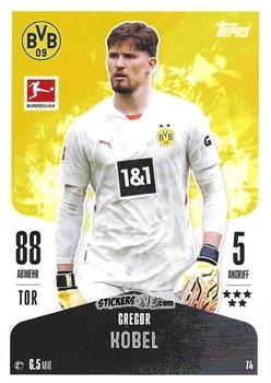 Figurina Gregor Kobel - German Fussball Bundesliga 2024-2025. Match Attax
 n. 74 - Topps