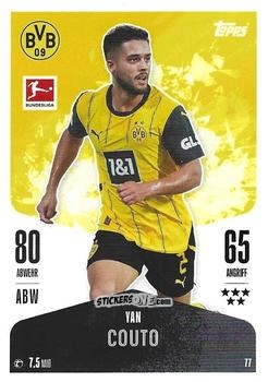 Cromo Yan Couto - German Fussball Bundesliga 2024-2025. Match Attax
 n. 77 - Topps