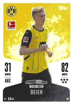 Sticker Maximilian Beier - German Fussball Bundesliga 2024-2025. Match Attax
 n. 86 - Topps