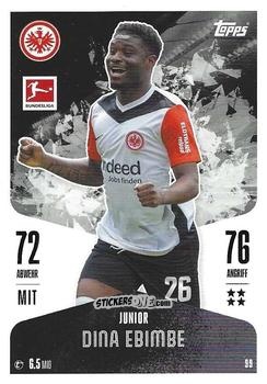 Sticker Junior Dina Ebimbe - German Fussball Bundesliga 2024-2025. Match Attax
 n. 99 - Topps