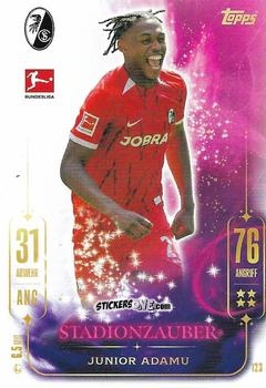 Sticker Junior Adamu - German Fussball Bundesliga 2024-2025. Match Attax
 n. 123 - Topps