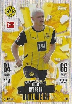 Sticker Julian Ryerson - German Fussball Bundesliga 2024-2025. Match Attax
 n. 383 - Topps