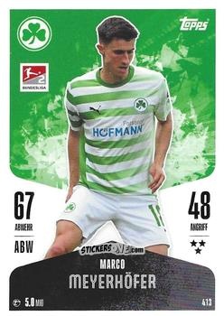 Cromo Marco Meyerhöfer - German Fussball Bundesliga 2024-2025. Match Attax
 n. 413 - Topps