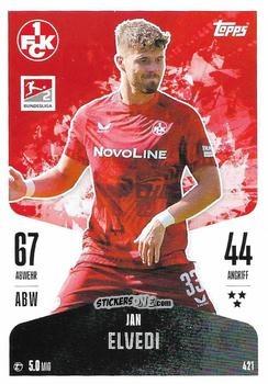 Cromo Jan Elvedi - German Fussball Bundesliga 2024-2025. Match Attax
 n. 421 - Topps