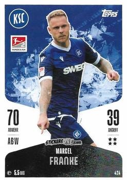 Cromo Marcel Franke - German Fussball Bundesliga 2024-2025. Match Attax
 n. 424 - Topps