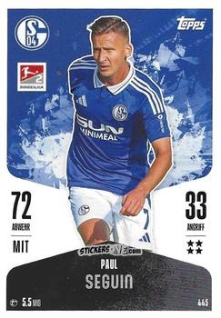 Cromo Paul Seguin - German Fussball Bundesliga 2024-2025. Match Attax
 n. 445 - Topps