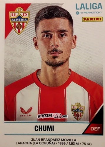 Cromo Chumi - LaLiga Hypermotion 2024-2025
 n. 29 - Panini