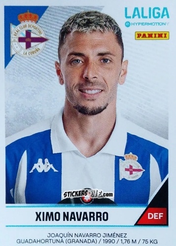 Cromo Ximo Navarro - LaLiga Hypermotion 2024-2025
 n. 140 - Panini