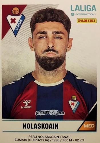 Figurina Peru Nolaskoain - LaLiga Hypermotion 2024-2025
 n. 163 - Panini