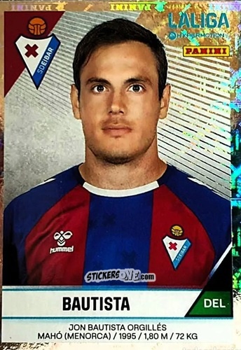 Cromo Jon Bautista - LaLiga Hypermotion 2024-2025
 n. 172 - Panini