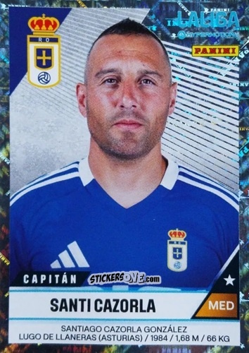 Figurina Santi Cazorla - LaLiga Hypermotion 2024-2025
 n. 338 - Panini