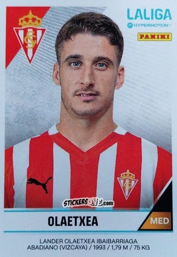 Figurina Lander Olaetxea - LaLiga Hypermotion 2024-2025
 n. 373 - Panini