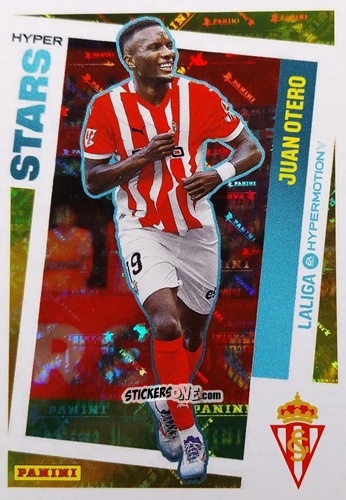 Figurina Juan Otero (Real Sporting) - LaLiga Hypermotion 2024-2025
 n. 438 - Panini