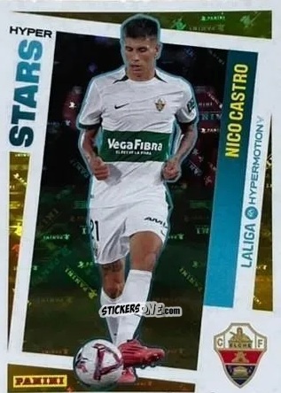 Cromo Nicolás Castro (Elche CF) - LaLiga Hypermotion 2024-2025
 n. 454 - Panini