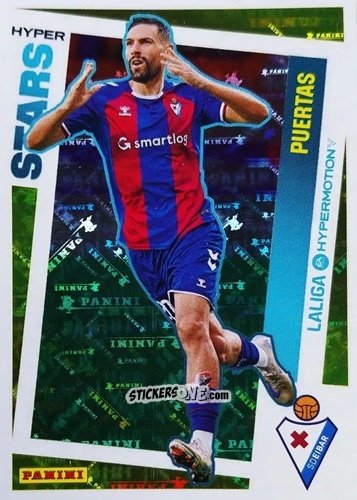 Cromo Antonio Puertas (SD Eibar) - LaLiga Hypermotion 2024-2025
 n. 458 - Panini