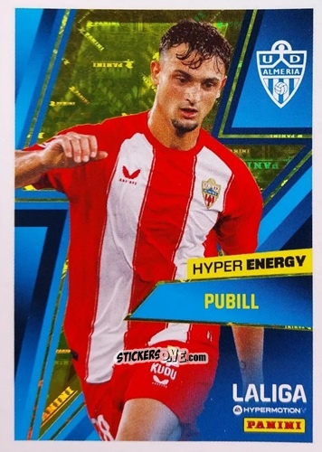 Sticker Marc Pubill (UD Almería) - LaLiga Hypermotion 2024-2025
 n. 470 - Panini