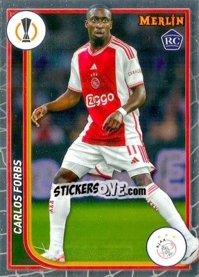 Sticker Carlos Forbs - Chrome UEFA Club Competitions 2023-2024
 n. 5 - Topps Merlin