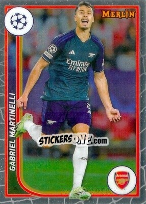 Sticker Gabriel Martinelli - Chrome UEFA Club Competitions 2023-2024
 n. 10 - Topps Merlin
