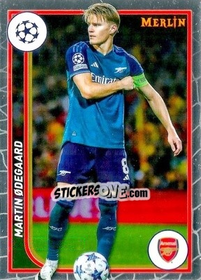 Figurina Martin Odegaard - Chrome UEFA Club Competitions 2023-2024
 n. 14 - Topps Merlin