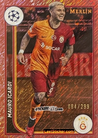 Figurina Mauro Icardi - Chrome UEFA Club Competitions 2023-2024
 n. 63 - Topps Merlin
