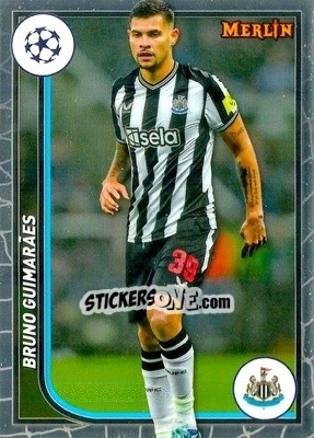 Sticker Bruno Guimaraes - Chrome UEFA Club Competitions 2023-2024
 n. 85 - Topps Merlin