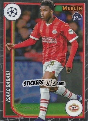 Figurina Isaac Babadi - Chrome UEFA Club Competitions 2023-2024
 n. 100 - Topps Merlin