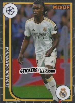 Sticker Eduardo Camavinga - Chrome UEFA Club Competitions 2023-2024
 n. 108 - Topps Merlin