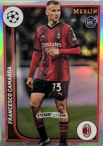 Cromo Francesco Camarda - Chrome UEFA Club Competitions 2023-2024
 n. 122 - Topps Merlin