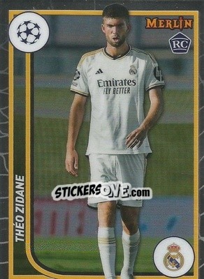 Sticker Theo Zidane - Chrome UEFA Club Competitions 2023-2024
 n. 137 - Topps Merlin