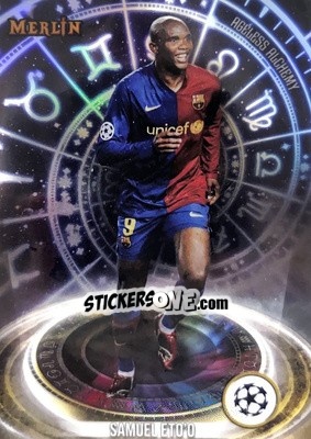 Sticker Samuel Eto'o - Chrome UEFA Club Competitions 2023-2024
 n. AA-17 - Topps Merlin