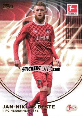 Sticker Jan-Niklas Beste - 60 Years Celebration Bundesliga 2023-2024
 n. 3 - Topps