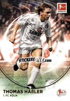 Sticker Thomas Häßler - 60 Years Celebration Bundesliga 2023-2024
 n. 19 - Topps