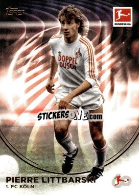 Sticker Pierre Littbarski - 60 Years Celebration Bundesliga 2023-2024
 n. 20 - Topps