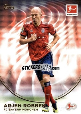 Figurina Arjen Robben - 60 Years Celebration Bundesliga 2023-2024
 n. 42 - Topps