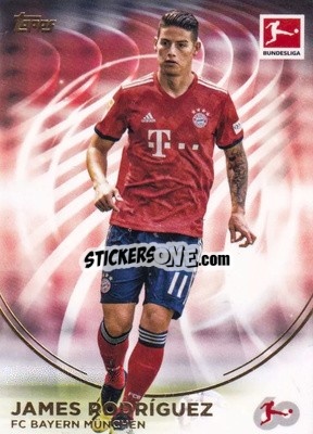 Sticker James Rodríguez - 60 Years Celebration Bundesliga 2023-2024
 n. 45 - Topps