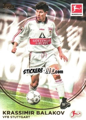 Figurina Krassimir Balakov - 60 Years Celebration Bundesliga 2023-2024
 n. 48 - Topps