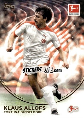 Sticker Klaus Allofs - 60 Years Celebration Bundesliga 2023-2024
 n. 62 - Topps