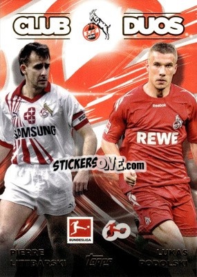 Figurina Pierre Littbarski / Lukas Podolski - 60 Years Celebration Bundesliga 2023-2024
 n. CD-LP - Topps