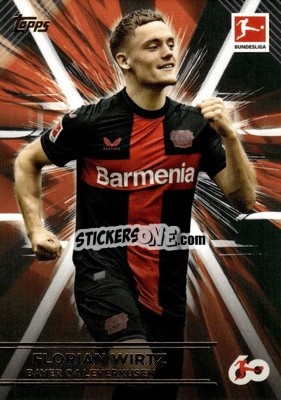 Cromo Florian Wirtz - 60 Years Celebration Bundesliga 2023-2024
 n. HT-6 - Topps