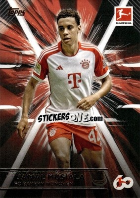 Cromo Jamal Musiala - 60 Years Celebration Bundesliga 2023-2024
 n. HT-9 - Topps