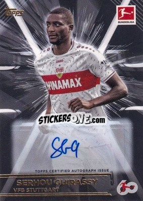 Cromo Serhou Guirassy - 60 Years Celebration Bundesliga 2023-2024
 n. HTA-SG - Topps