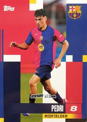 Sticker Pedri - FC Barcelona 2024-2025 Team Set
 n. 14 - Topps