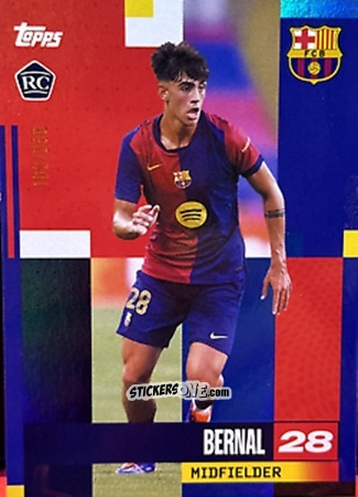 Cromo Bernal - FC Barcelona 2024-2025 Team Set
 n. 17 - Topps