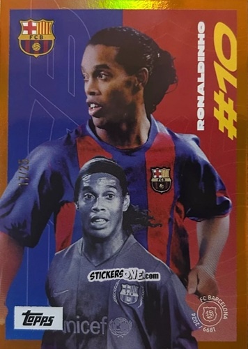 Cromo Ronaldinho - FC Barcelona 2024-2025 Team Set
 n. 36 - Topps