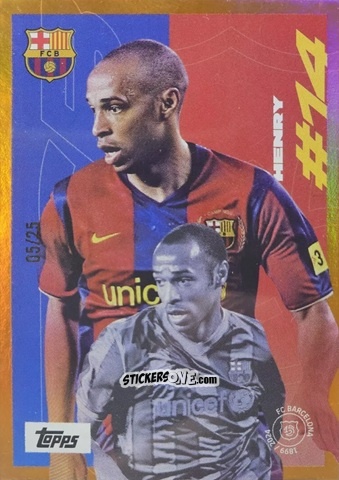 Cromo Henry - FC Barcelona 2024-2025 Team Set
 n. 44 - Topps
