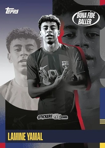 Figurina Lamine Yamal - FC Barcelona 2024-2025 Team Set
 n. 49 - Topps