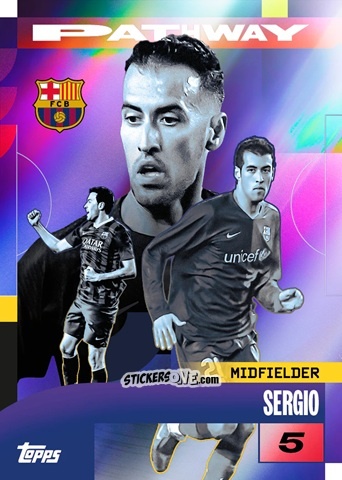 Sticker Busquets - FC Barcelona 2024-2025 Team Set
 n. PA-9 - Topps