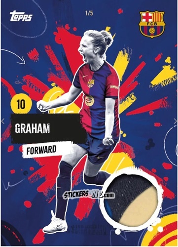 Sticker Caroline Graham Hansen - FC Barcelona 2024-2025 Team Set
 n. RR-GH - Topps