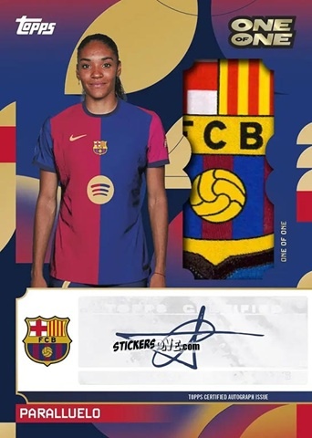 Cromo Paralluelo - FC Barcelona 2024-2025 Team Set
 n. RR-SP - Topps
