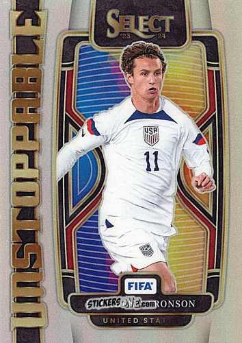 Sticker Brenden Aaronson - Select FIFA Soccer 2023-2024
 n. U1 - Panini